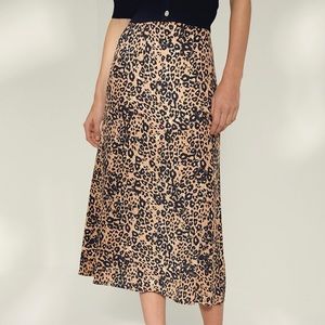ARITZIA || Wilfred Leopard Midi Skirt
